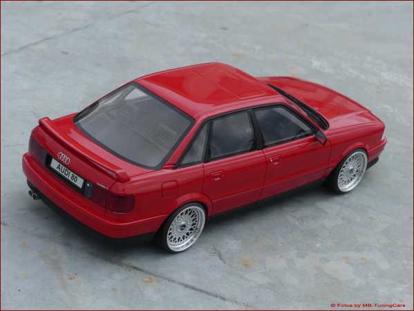 1:18 Audi 80 Quattro Competition Limousine 1994 + BBS RS Alufelgen